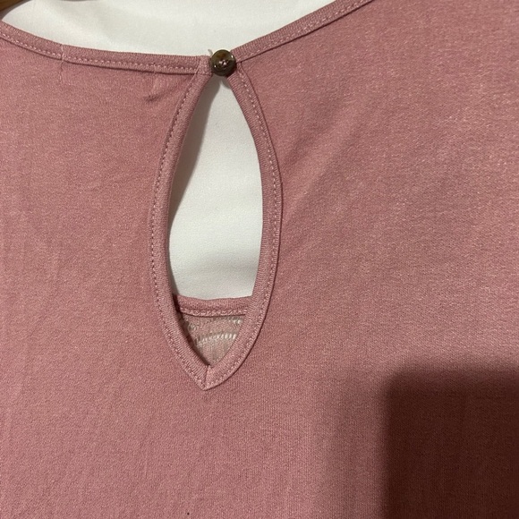 Warehouse Lace Detail Tank Top - Dusty Rose - Picture 4 of 8